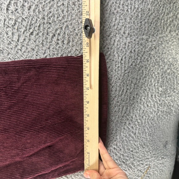 Levi's Ribcage Pant Women 28x33 Red Cotton Corduroy Chino Bootcut Preppy Stretch - Picture 11 of 12